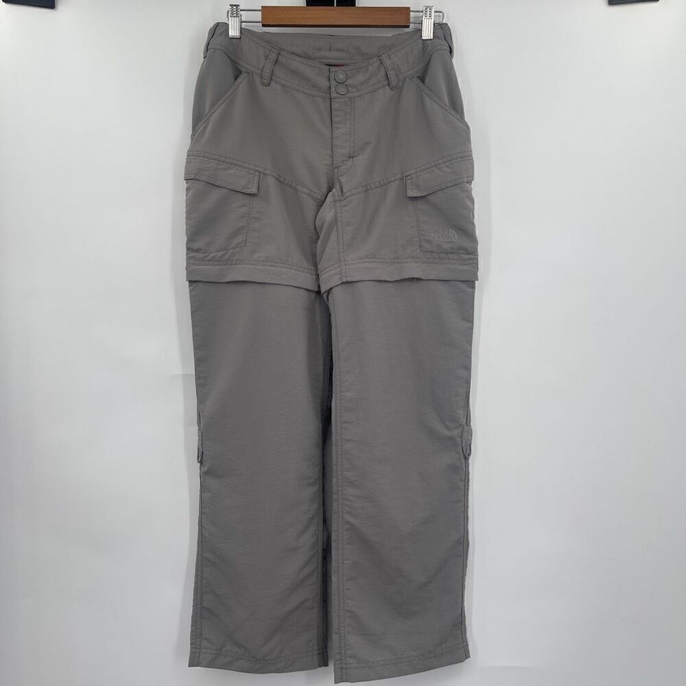 The North Face Women's Gray Mid-Rise Cargo Pants Size 4